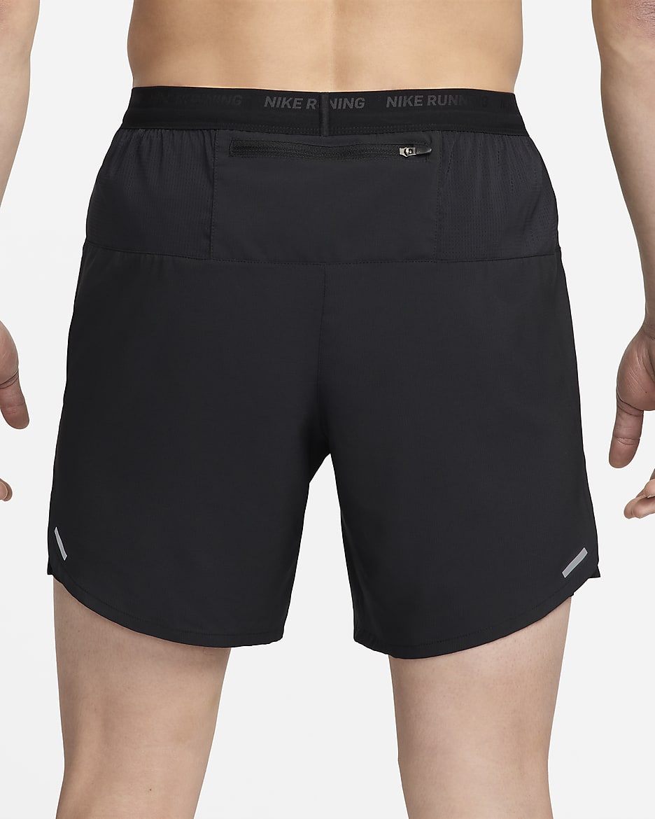 Nike Dri FIT Stride Men s 18cm approx. 2 In 1 Running Shorts